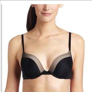 WACOAL Black and Tan Push Up Bra 34DD